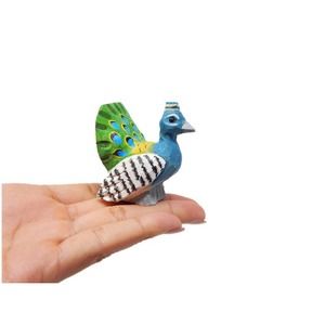 Peacock Figurine Statue Decor Garden
